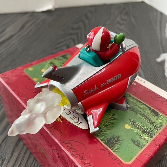 Vintage Hallmark Keepsake Ornament Sleigh X-2000 Handcrafted Christmas Holiday - Picture 6 of 11